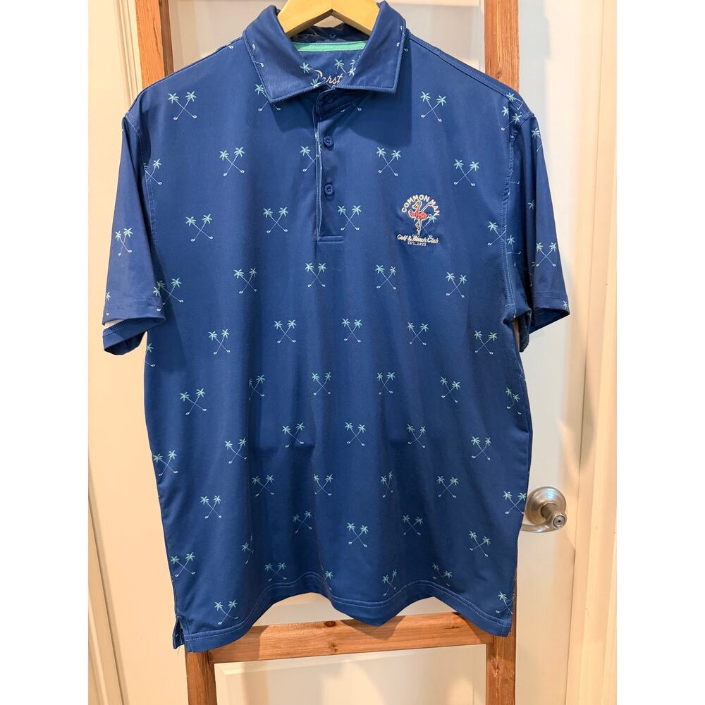 Barstool Sports-Common Man Golf & Beach Club Printed Polo-Fore Play collection-M